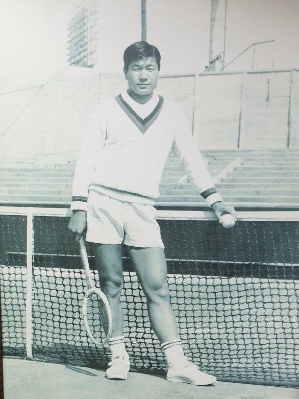 김문일 대표의 선수 시절 모습. 김문일 대표 제공.