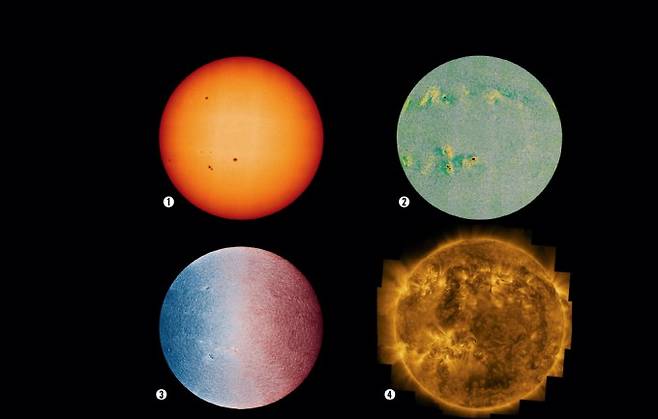 유럽우주국(ESA)에서 찍은 태양 표면 사진. ESA 제공