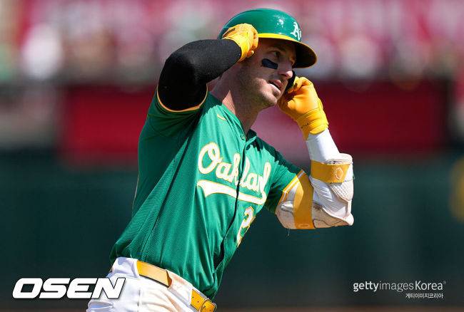 [사진] 애슬레틱스 브렌트 루커. ⓒGettyimages(무단전재 및 재배포 금지)