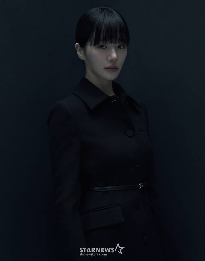 넷플릭스 오리지널 시리즈 '오징어게임' 시즌2의 배우 박규영이 라운드 인터뷰를 위해 포즈를 취하고 있다. /사진제공=넷플릭스 2025.01.06 /사진=이동훈 photoguy@