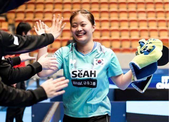 세계청소년선수권 U-19 여자단체전 우승 주역인 유예린 [ITTF 홈피 제공. 재판매 및 DB 금지]