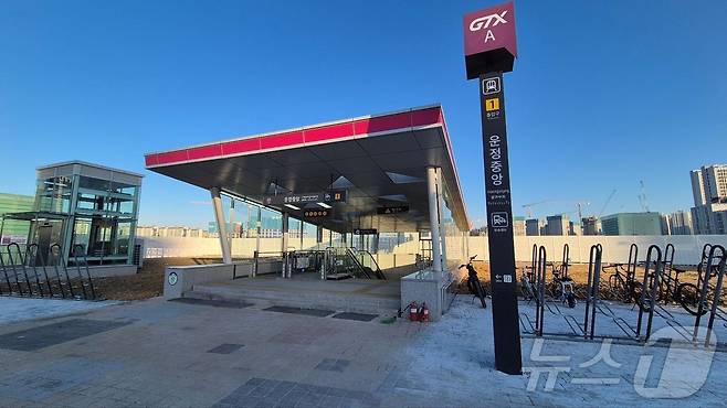 GTX-A 파주 운정중앙역 모습. 2025.1.10/뉴스1 김동규 기자ⓒ news1