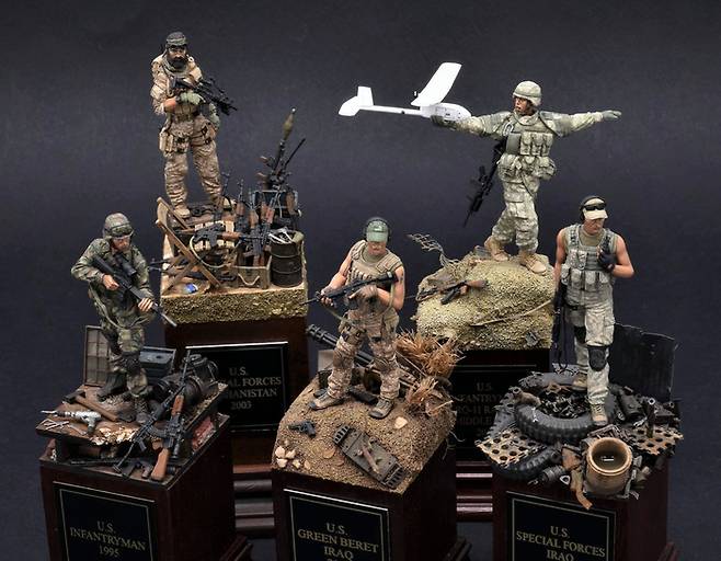 ‘U.S. Soldier’ 1/35 scale, enamel paint