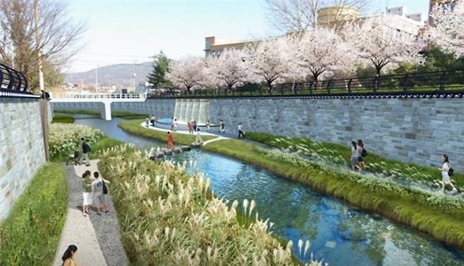 군포 산본천 복원 이미지 [군포시 제공. 재판매 및 DB 금지]