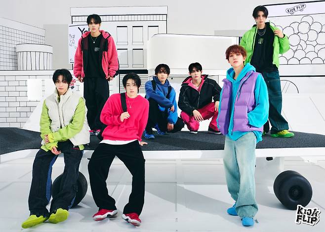 킥플립(사진=JYP엔터테인먼트 제공)