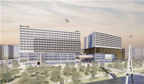 판교테크노밸리에 들어설 특화 공공임대주택 조감도. 국토교통부 제공