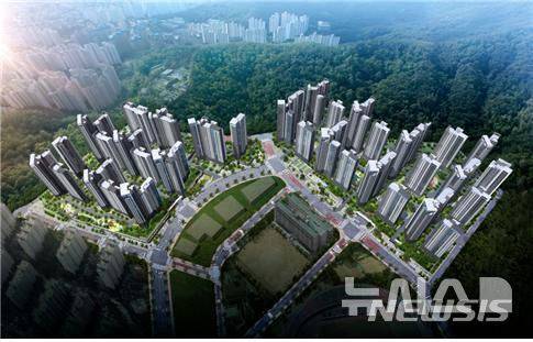 [안양=뉴시스] 평촌 엘프라우드 조감도. (조감도=뉴시스 DB). photo@newsis.com