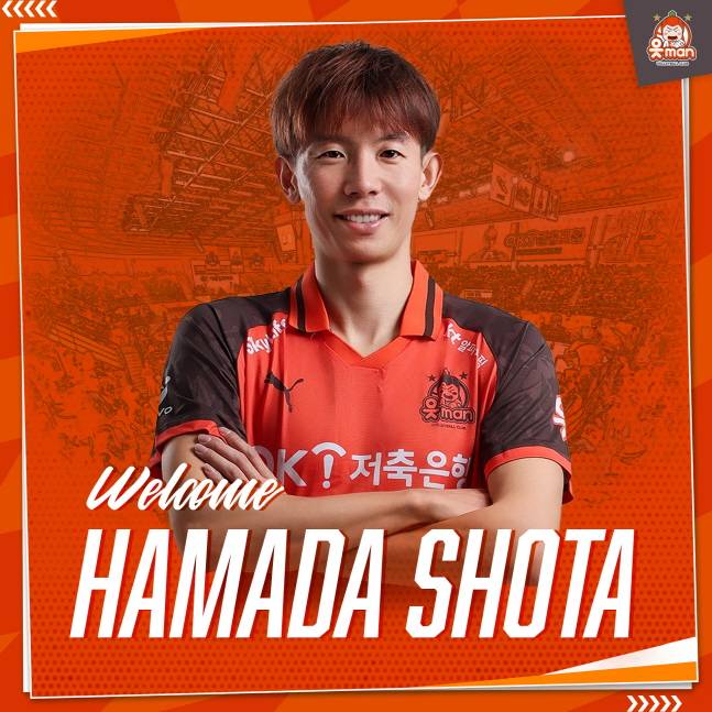 OK저축은행이 15일 대체 선수로 영입한 쇼타. /사진=안산 OK저축은행 제공