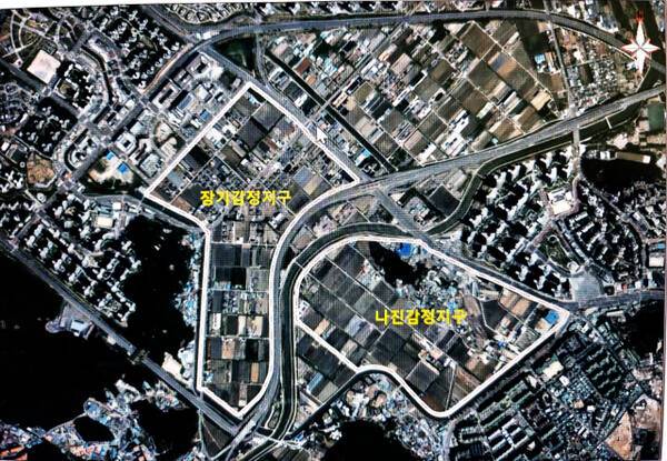 김포 장기감정·나진감정지구 현황도. 김포시 제공