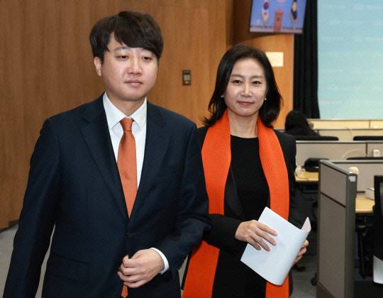 이준석(왼쪽) 개혁신당 대표와 허은아 개혁신당 대표. 뉴시스