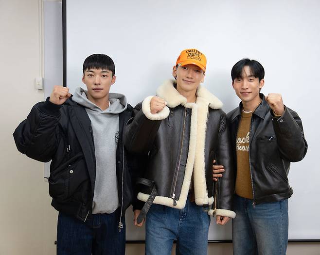[서울=뉴시스] 우도환(왼쪽부터), 정지훈, 비. (사진=넷플릭스 제공) 2025.01.16. photo@newsis.com  *재판매 및 DB 금지