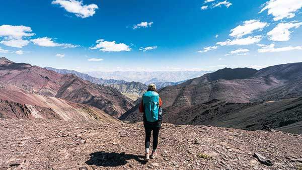 콩마루 라에서 내려다 본 히말라야. 마치 외계행성 같다.