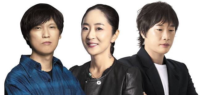 왼쪽부터 김지용 촬영감독, 채경선 미술감독, 정재일 음악감독. /넷플릭스