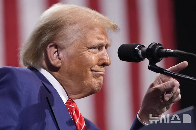 [조지아=AP/뉴시스] 도널드 트럼프 미국 대통령 당선인. 그는 20일(현지 시간) 공식 취임해 두 번째 임기를 시작한다. 2025.01.17.