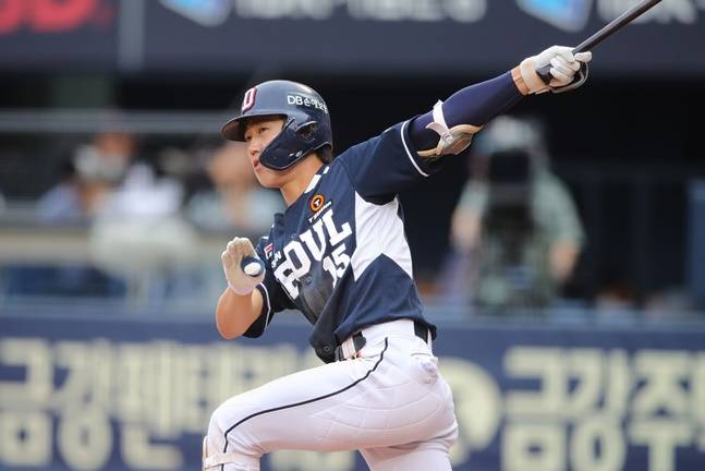 두산 시절의 전민재. /사진=두산 베어스 제공