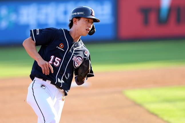 두산 시절의 전민재. /사진=두산 베어스 제공