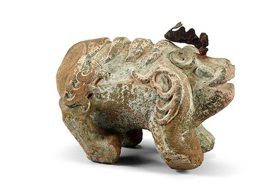 백제 무령왕릉을 지키는 ‘진묘수’. [사진 국립중앙박물관]