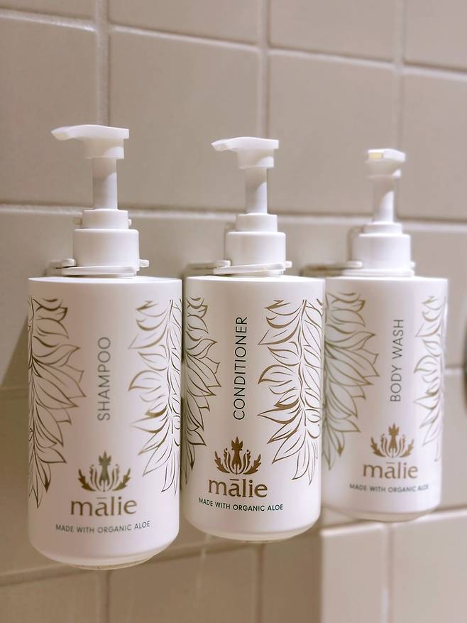 말리에 오가닉스 어메니티 / 사진=권효정 기자