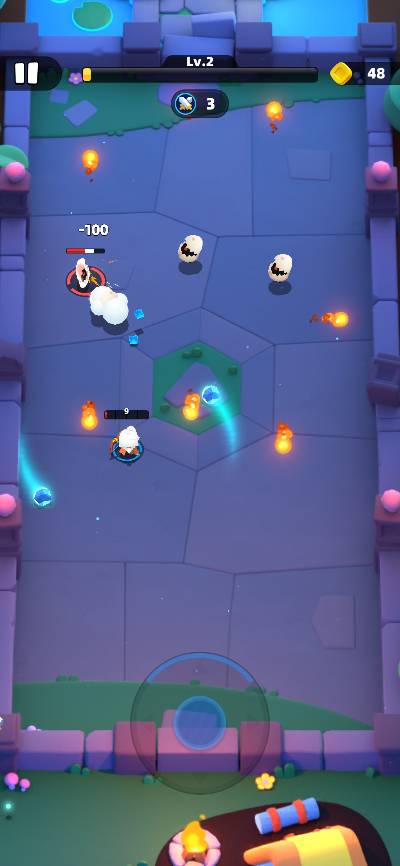 싱가포르 게임사 'HABBY'가 출시한 '궁수의전설2' 게임 화면