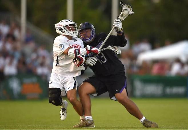 라크로스 경기의 한 장면. 게티이미지 제공
