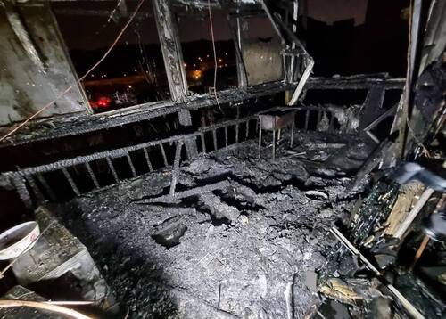 안양 만안구 펜션 화재현장. 경기도소방재난본부 제공