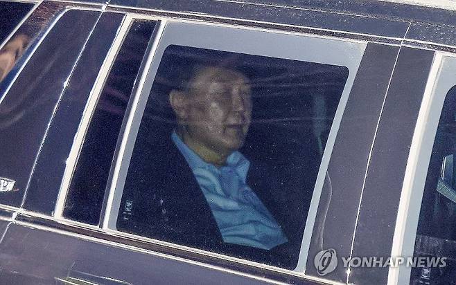 서울구치소로 향하는 윤석열 대통령. /사진=연합뉴스