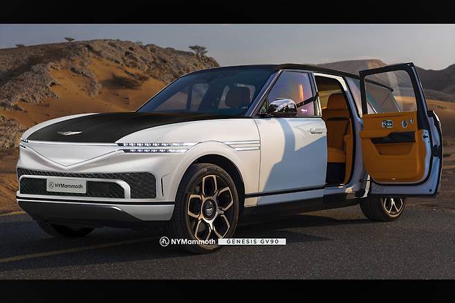 제네시스 GV90 디자인 예상도