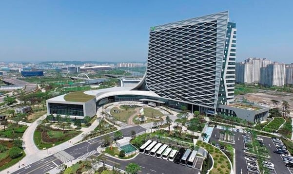 경남 진주시 충무공동 혁신도시 내 위치한 LH 본사 전경.