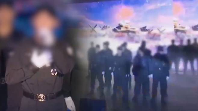 SBS뉴스 〈'尹 생일파티' 병사도 동원‥합창에 군무까지〉 보도 영상 캡처