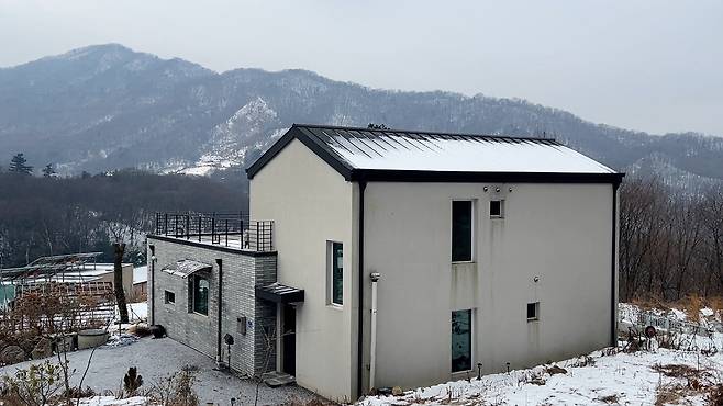 경기도 남양주시 조안면 시우리 일대에 있는 단독주택 모습. [윤병찬 PD]