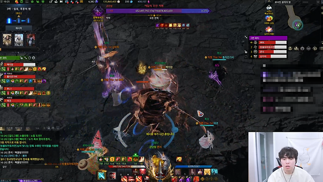 ▲ 3막에 도전 중인 '로사단' 공격대(캡틴잭 치지직 캡쳐)