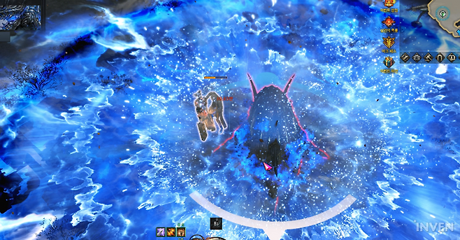 ▲ 저스트 가드 실패 시 체력의 80%에 달하는 큰 피해를 광역으로 준다