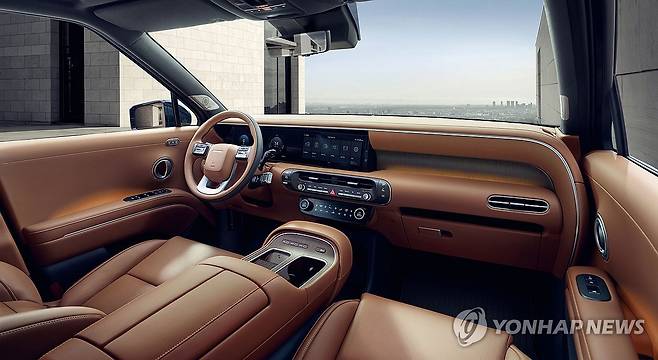 디 올 뉴 팰리세이드 7인승 내장 [현대자동차·기아 제공. 재판매 및 DB 금지]
