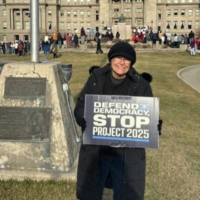 1·6 미국 의사당 폭동에 가담해 유죄 판결을 받았던 파멜라 헴필 [파멜라 헴필 엑스(X) 캡처]