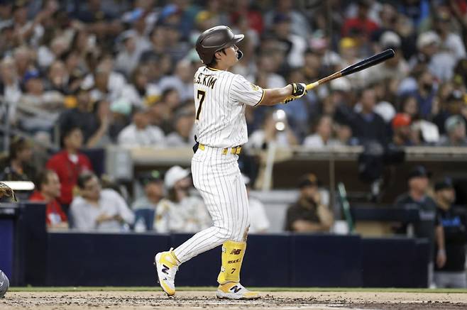 FA 김하성. AP연합뉴스