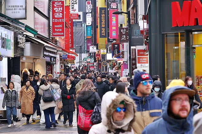 서울 시내 거리 모습. 연합뉴스