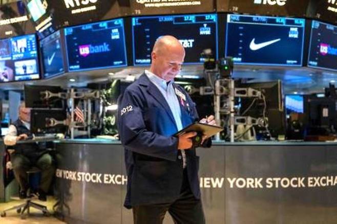 뉴욕증권거래소 내부 모습. /AFP 연합뉴스