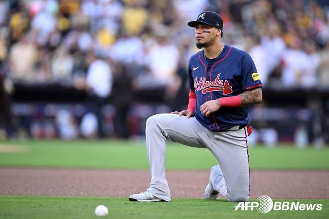 애틀랜타의 올랜도 아르시아. /AFPBBNews=뉴스1