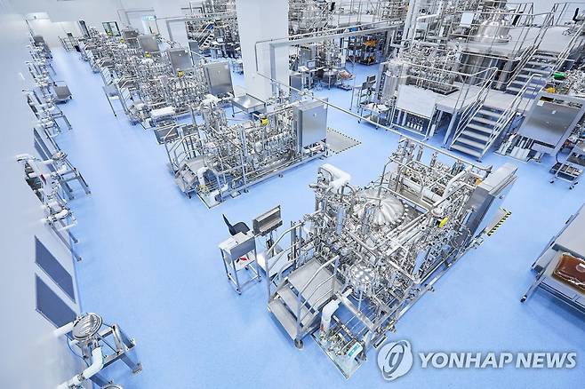삼성바이오로직스 3공장 바이오리액터홀 [삼성바이오로직스 제공]