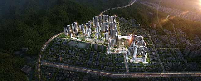 두산건설은 성남 은행주공아파트 재건축 조합에 하이앤드 브랜드인 ‘The Zenith’를 제안했다.ⓒ두산건설