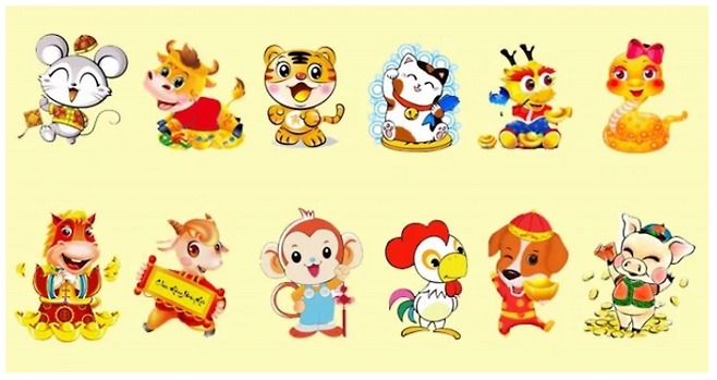 베트남의 십이지신. 온라인 갈무리