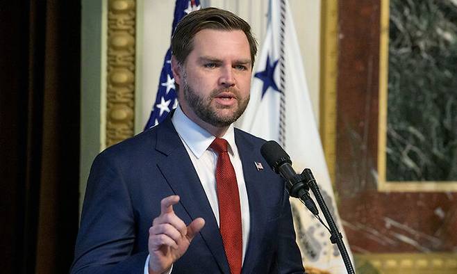 J.D. 밴스 미국 부통령. AP연합뉴스