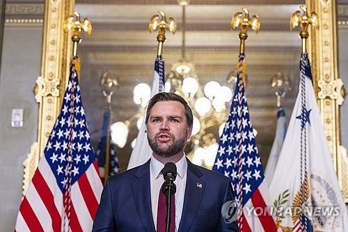 밴스 부통령 [EPA 연합뉴스 자료사진. 재판매 및 DB 금지]