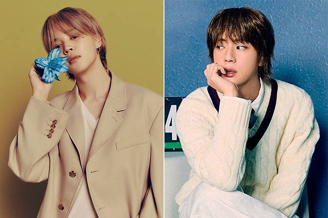 그룹 방탄소년단(BTS) 지민, 진. 빅히트 제공