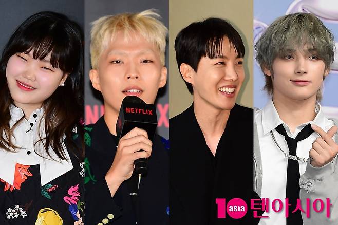 듀오 악뮤 수현, 찬혁, 그룹 방탄소년단 제이홉, 투바투 휴닝카이/사진=텐아시아 사진DB