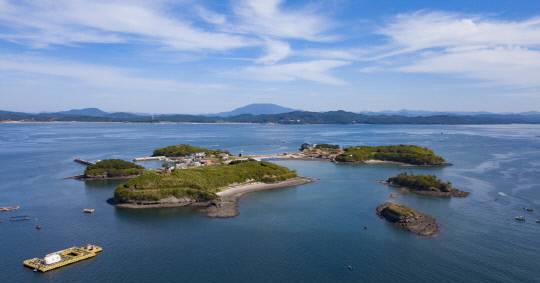 조애중이 한 달 동안 피난살이 했던 섬인 충남 홍성군 서부면 죽도 전경. 홍성군 제공