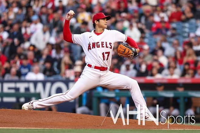 (전 소속팀 LA 에인절스 시절의 오타니)