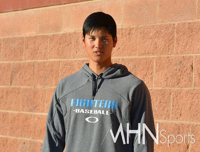 (지난 2016년 일본프로야구시절 MHN스포츠와 인터뷰 중인 오타니)