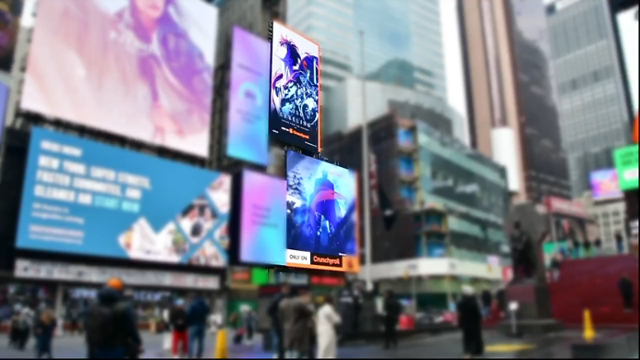 '나 혼자만 레벨업' 애니메이션 시즌2 제작위원회는 크런치롤과 협업해 2월 2일까지 미국 뉴욕 타임스스퀘어에서 방영 기념 광고를 내보낸다고 밝혔다. '나 혼자만 레벨업' 애니메이션 엑스(구 트위터) 캡처