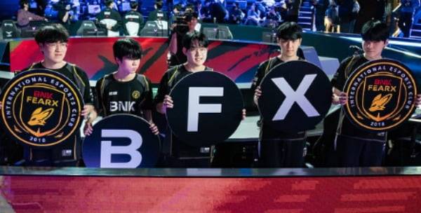 BNK 피어엑스 선수들의 모습 (LCK 제공)